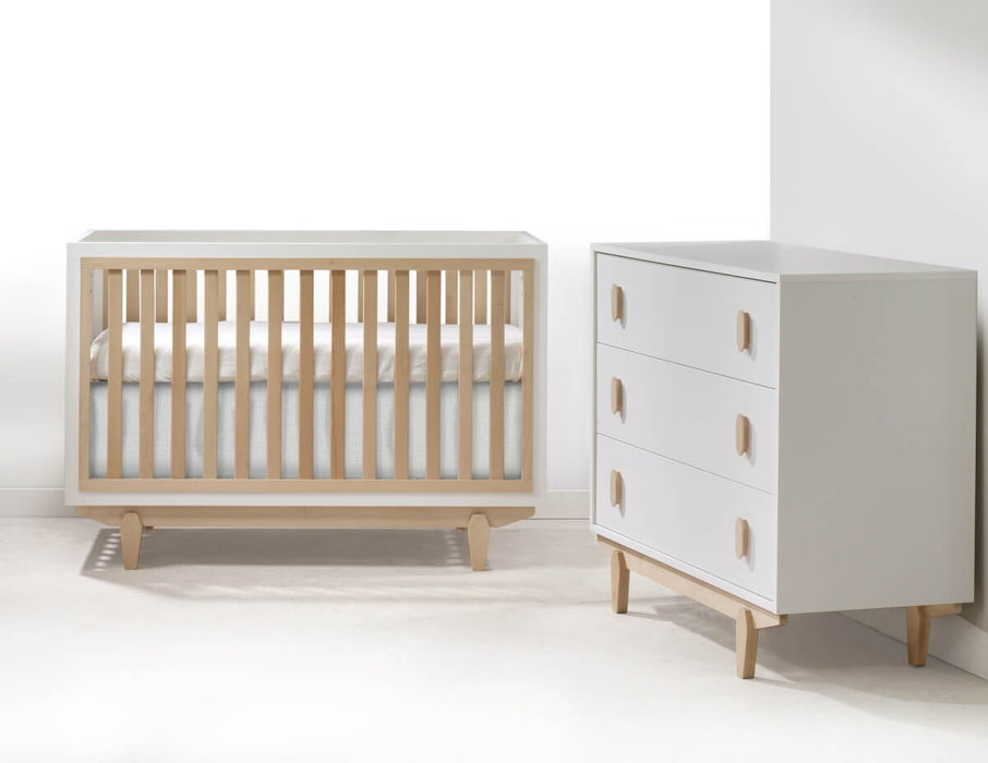 Tulip Tate Classic Crib + 3 Drawer Dresser Set
