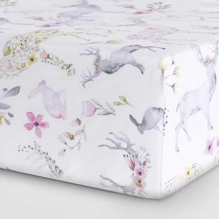 Oilo Woodland Fawn Crib Sheet