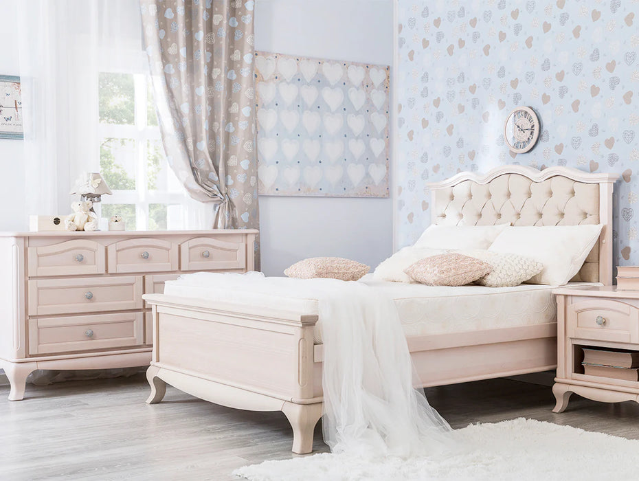 Romina Cleopatra Full Bed (Tufted Headboard)