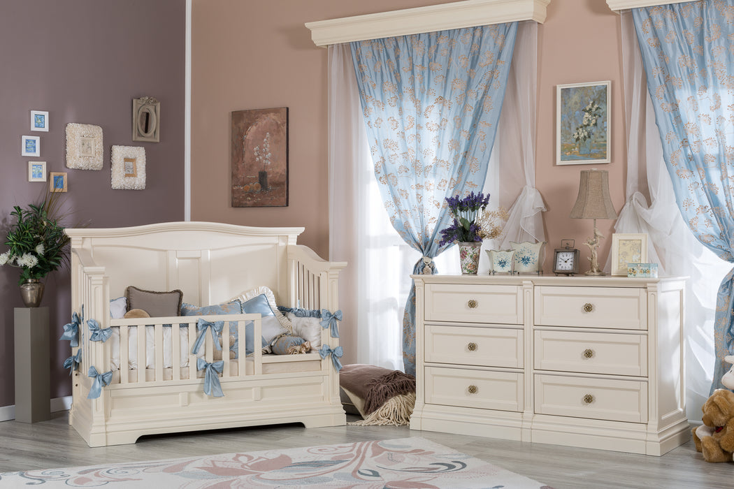 Romina Imperio Convertible Crib - Solid Back