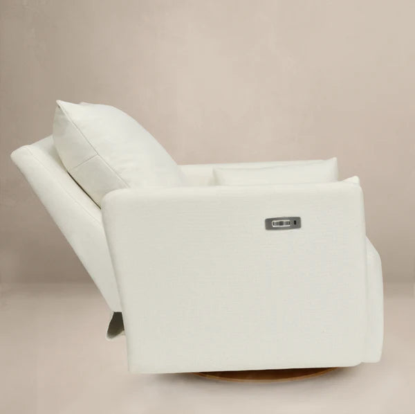 Oilo Ollie: Standard Size - Swivel Nursery Glider with Back Recline Feature