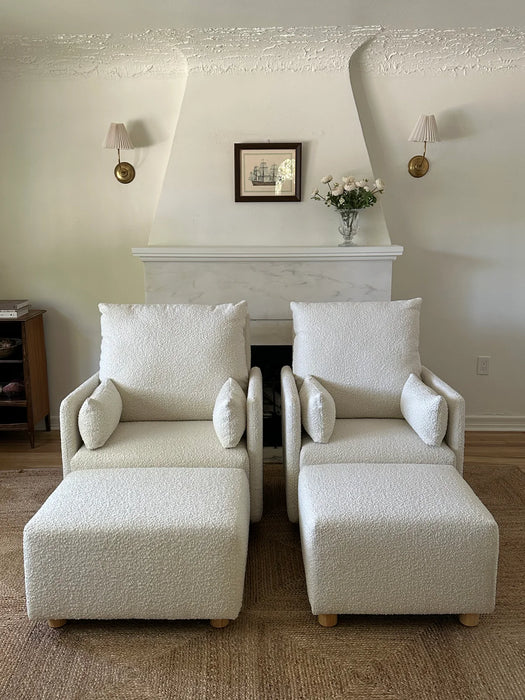 Oilo Ollie: Standard Size - Swivel Nursery Glider with Back Recline Feature