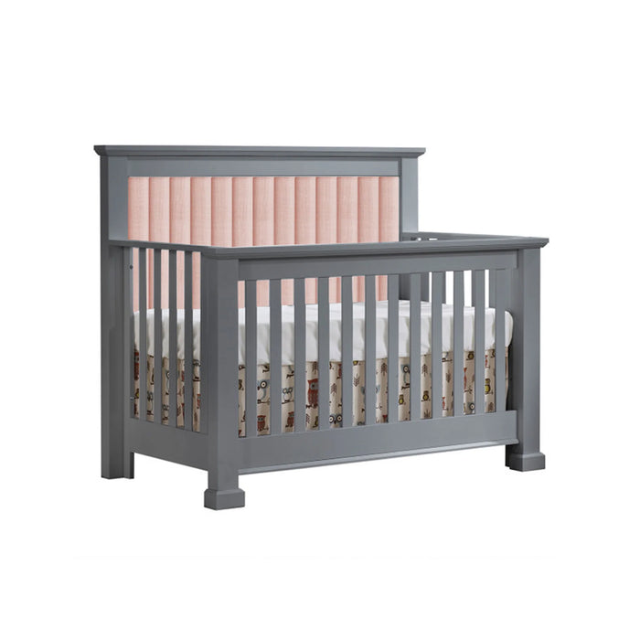 Natart Taylor Convertible Crib with Upholstered Panel