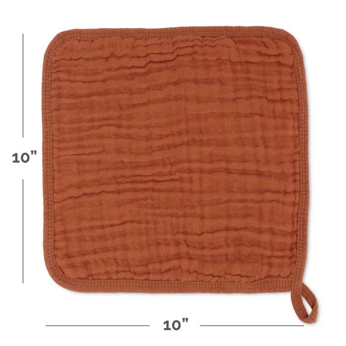 Comfy Cubs Muslin Cotton Baby Washcloths (10 Pack)