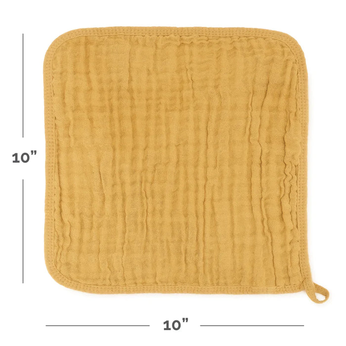 Comfy Cubs Muslin Cotton Baby Washcloths (10 Pack)