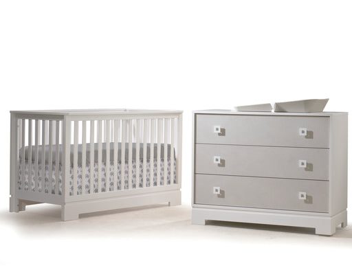 Tulip Olson Convertible Crib W/ 3 Drawer Dresser Set