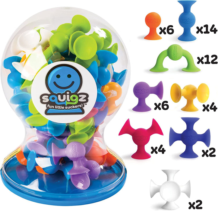 Fat Brain Toy Co. Squigz Deluxe 50 Piece Set