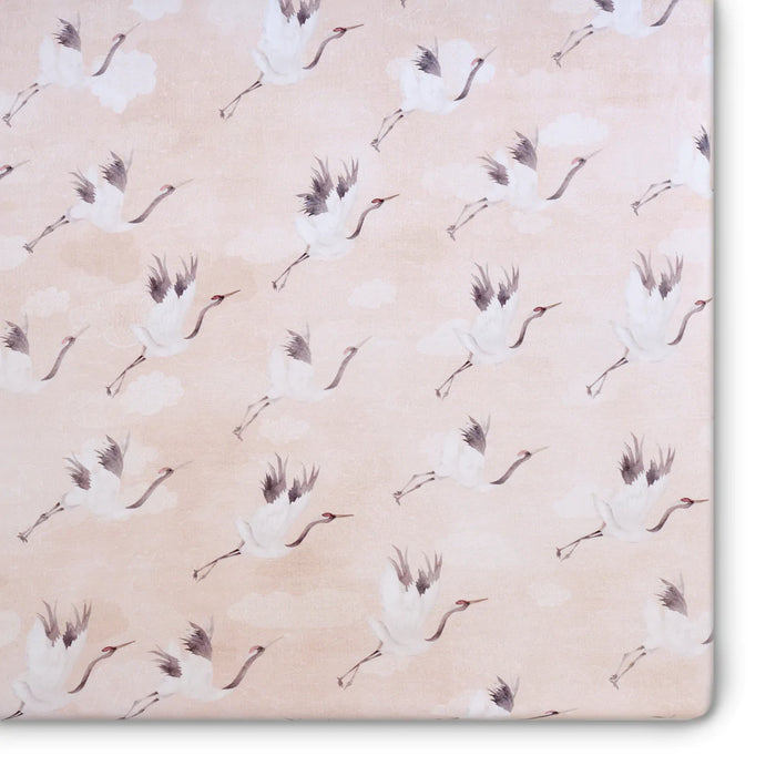 Oilo CRANE CRIB SHEET