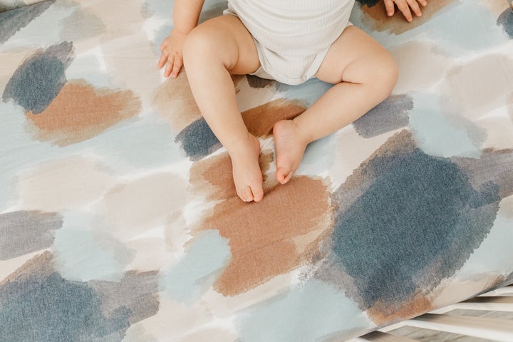 Copper Pearl Fitted Crib Sheet