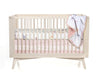 Oilo BUTTERFLY FLORAL CRIB SHEET