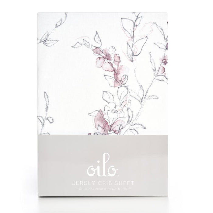 Oilo BELLA FLORAL CRIB SHEET