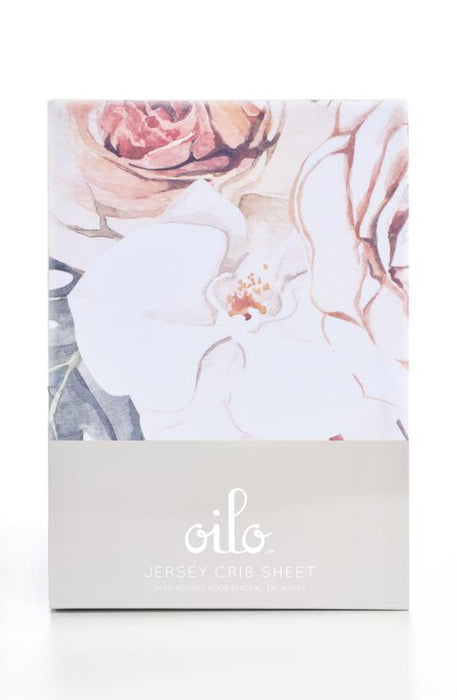 Oilo VINTAGE BLOOM FLORAL CRIB SHEET