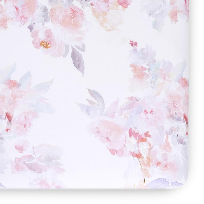 Oilo PRIM FLORAL CRIB SHEET
