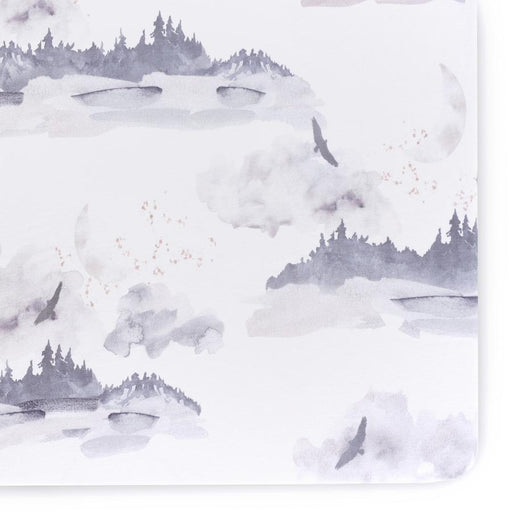 Oilo MISTY MOUNTAIN CRIB SHEET