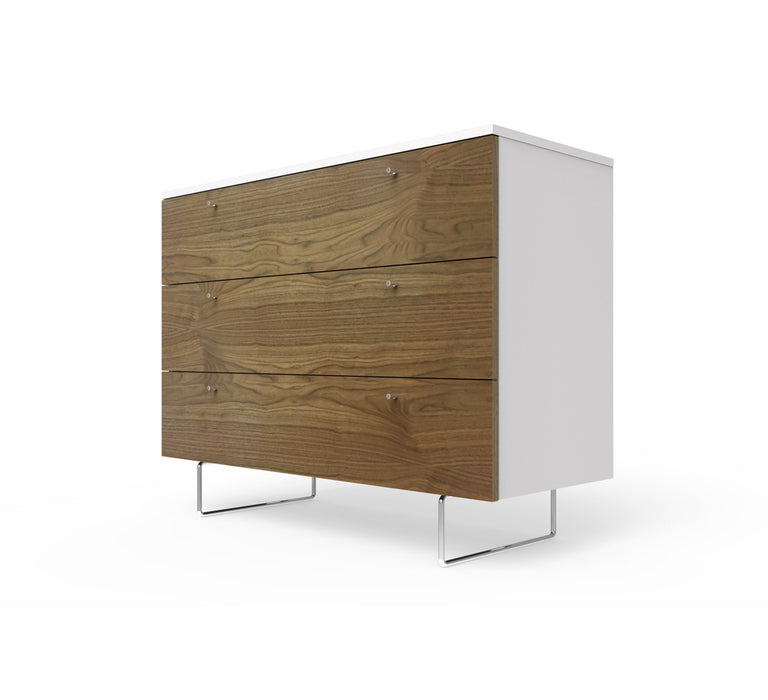 Alto Walnut & White Dresser - 45"