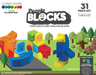 People Blocks Zoo Animals 31 Piece Set