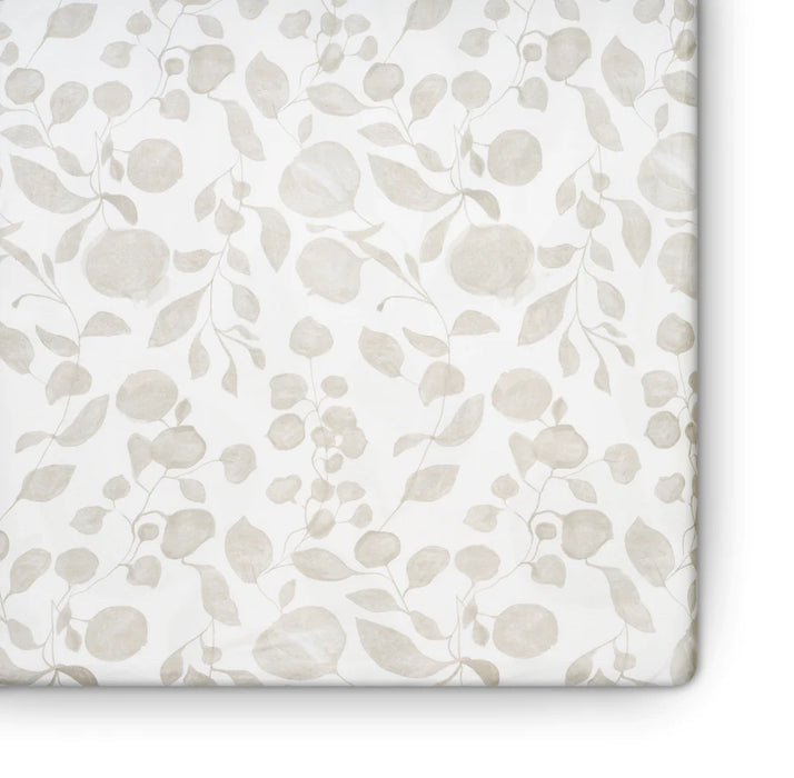 Oilo Leaf Crib Sheet