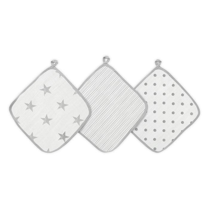 Aden +Anais Essentials 3pk Washcloth Set