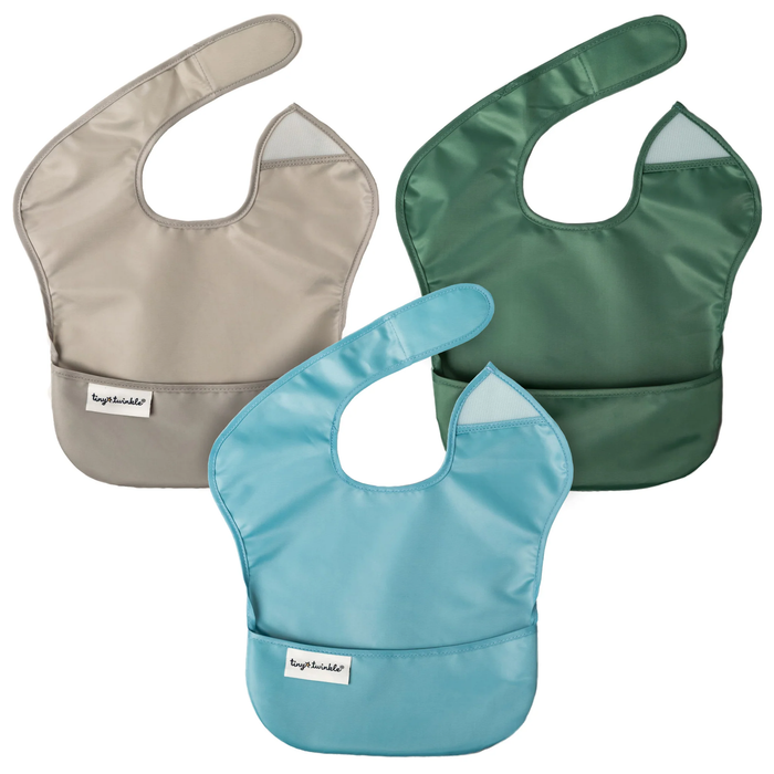 Mess-proof Easy Bibs - 3 Pack