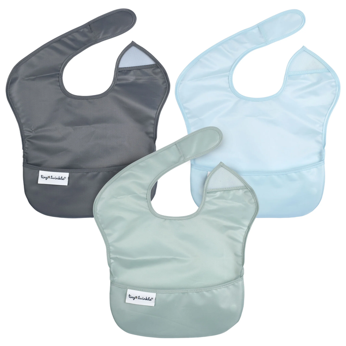 Mess-proof Easy Bibs - 3 Pack