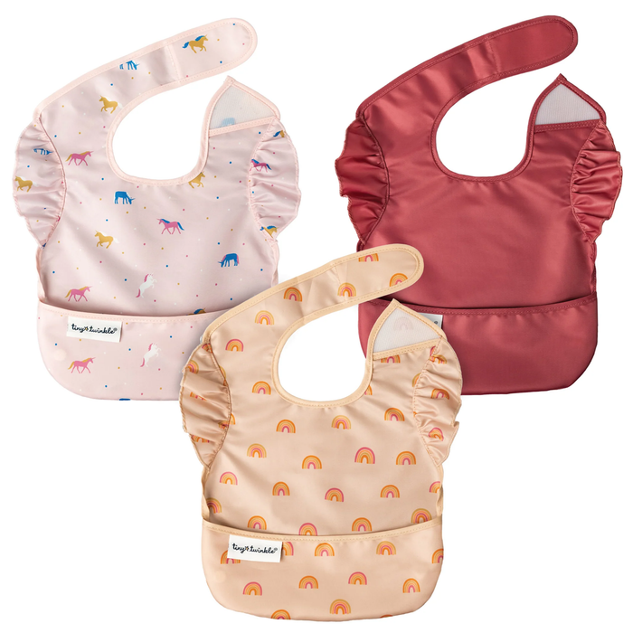 Mess-proof Easy Bibs - 3 Pack