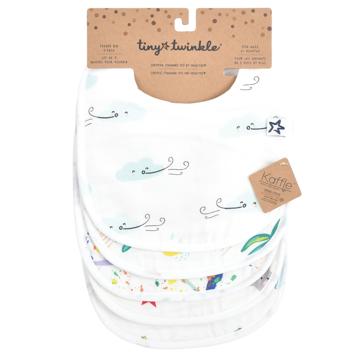 Kaffle Feeder Bibs - 5 Pack
