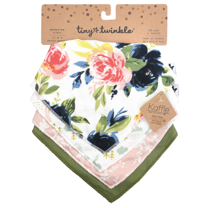 Kaffle Bandana Bibs - 4 Pack