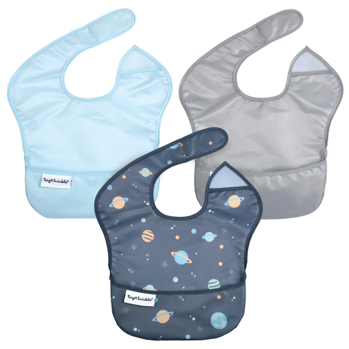 Mess-proof Easy Bibs - 3 Pack
