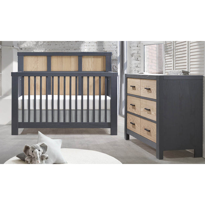 Natart Rustico Moderno ''5-in-1'' Convertible Crib
