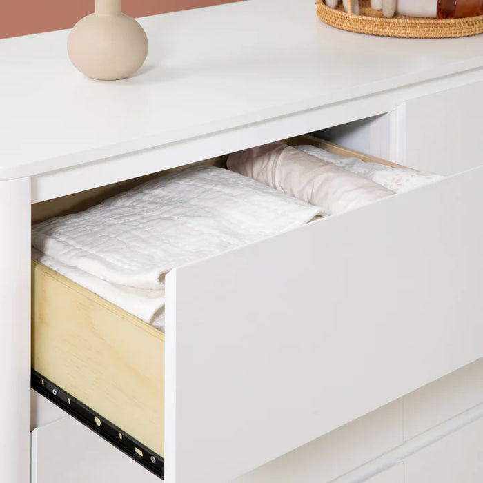Baby Letto Bento 6 Drawer Dresser in White